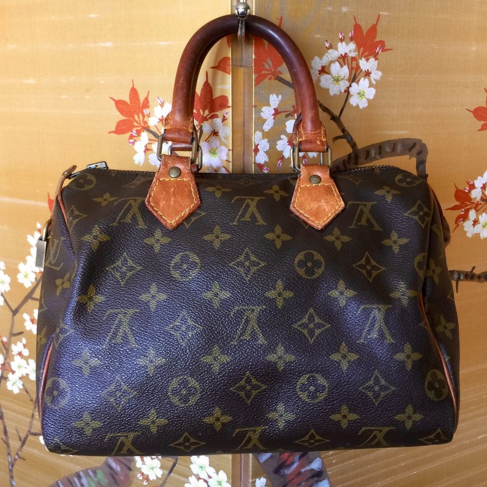 VINTAGE LOUIS VUITTON Monogram Speedy 30 Handbag